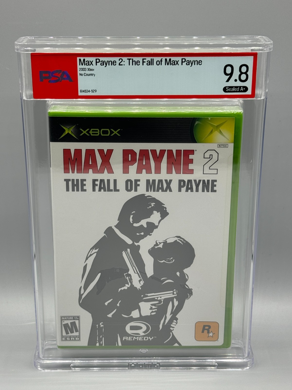 MAx Payne 2 Fall of Max Payne Microsoft Xbox Sealed New PSA 9.8 A+