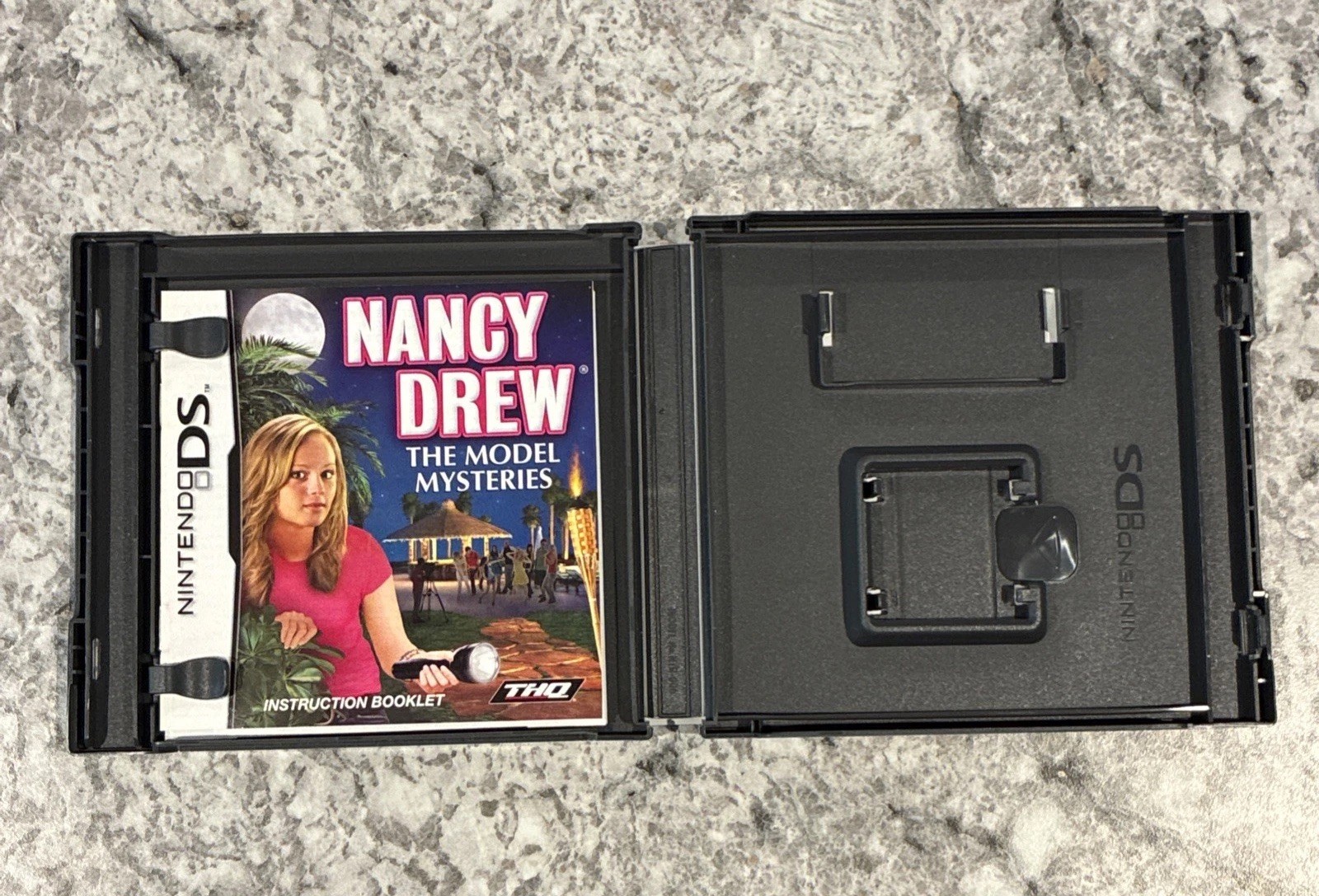 Nintendo DS – Nancy Drew Model Mysteries Video Game Case & Manual Only – No Game