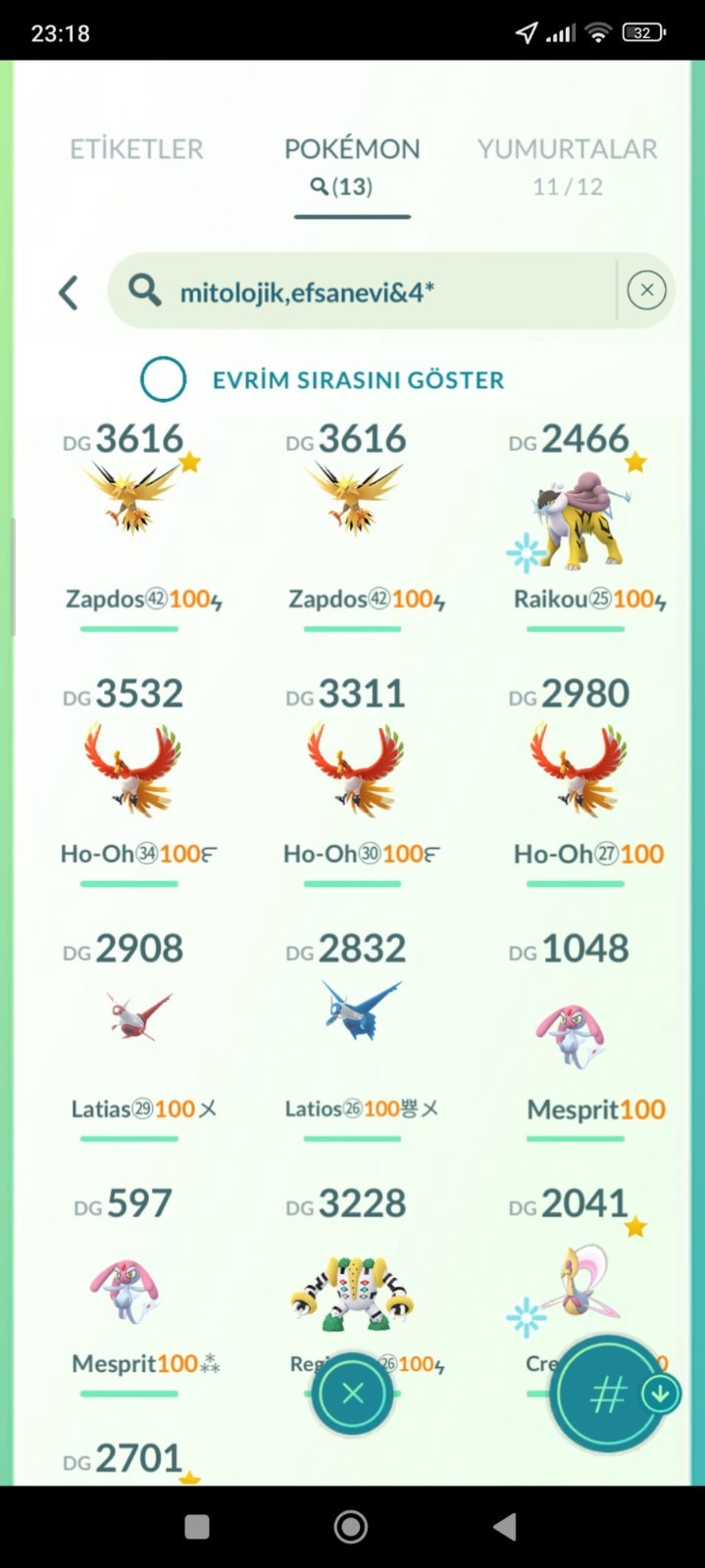 Pokémon Go level 72 lvl – 2016
