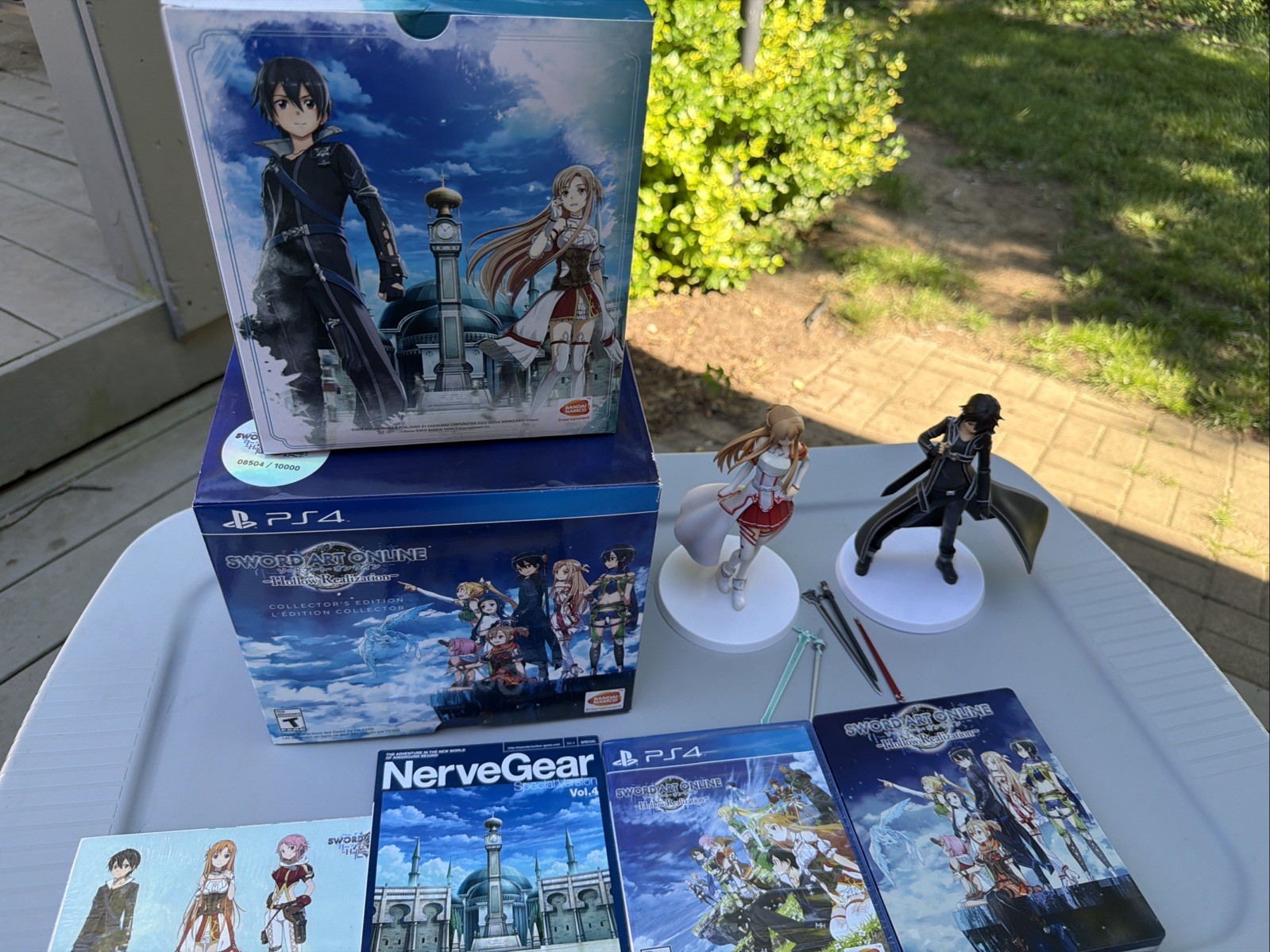 Sword Art Online Hollow Realization PS4 Collector’s Edition #/10,000 w/ Figures