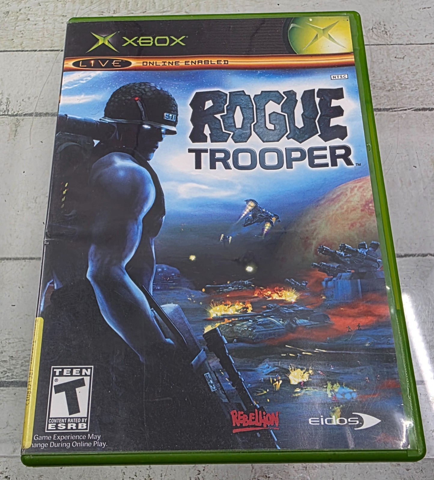 Rogue Trooper Xbox Original Game Complete CIB Tested Rebellion Eidos