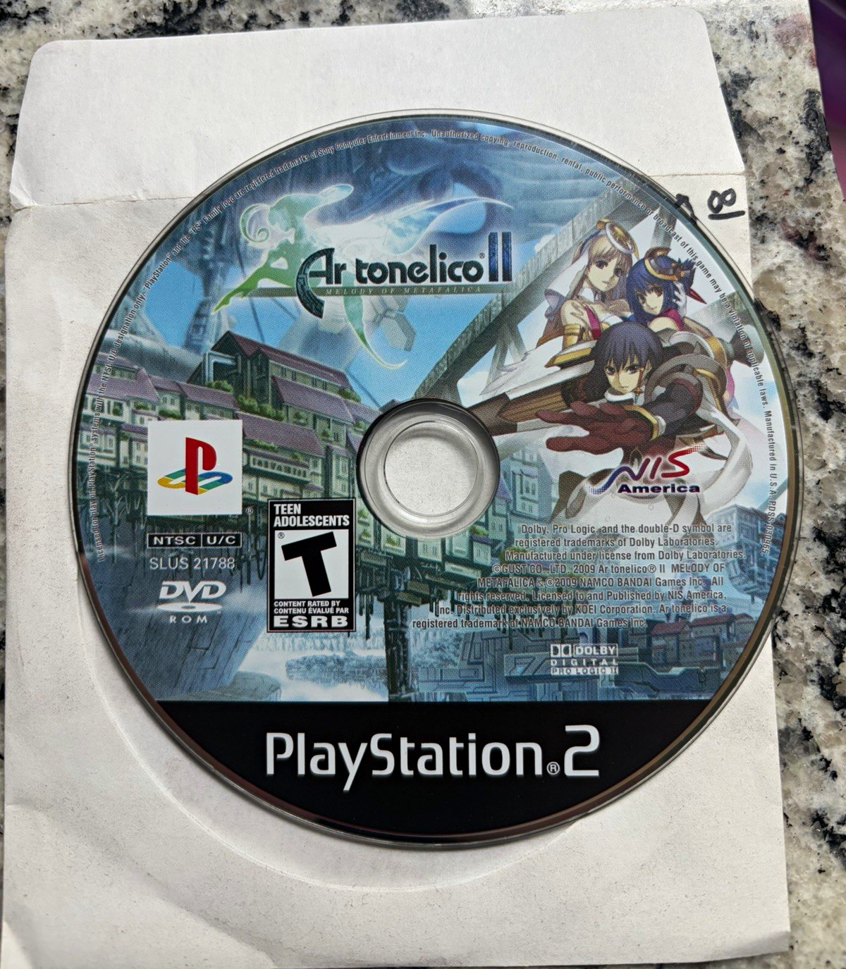 NIS America Ar tonelico II: Melody of Metafalica PS2 T, NTSC-U/C (2009) LOOSE