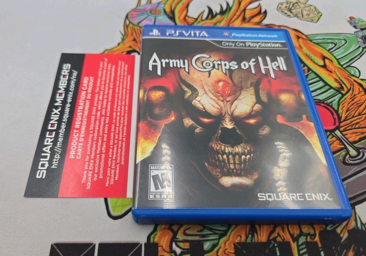 Army Corps of Hell (Sony PlayStation Vita, 2012) W/ Reg Card