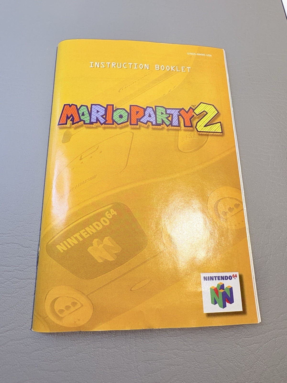 Mario Party 2 N64 Nintendo 64 Complete CIB Authentic – Cellophane Seal
