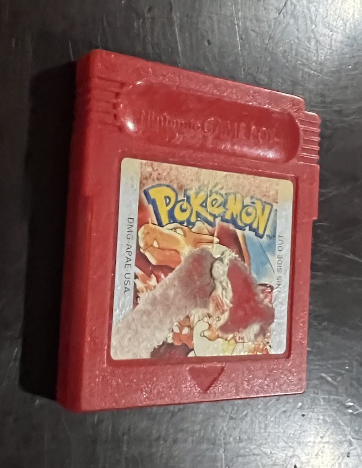 Pokémon Red Version Nintendo GameBoy 1999 Authentic Tested Saves