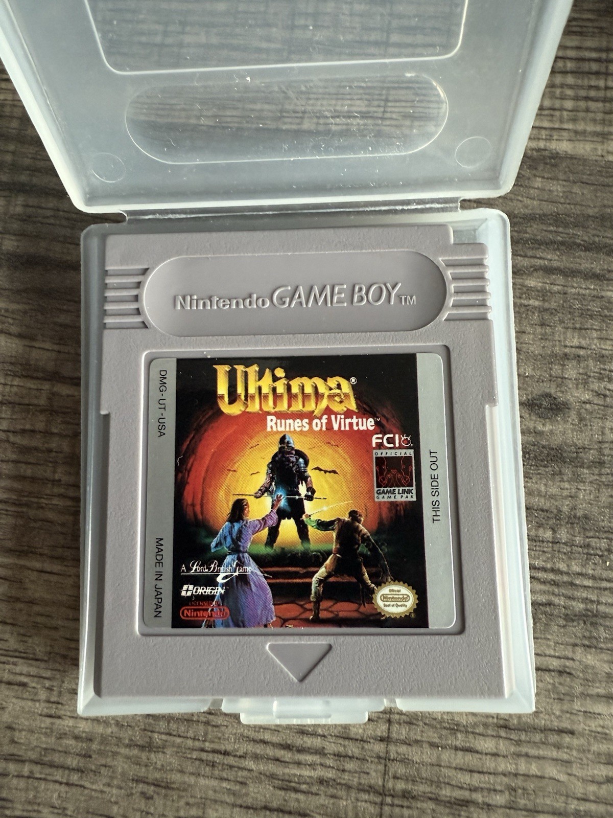 Ultima: Runes of Virtue (Nintendo Game Boy 1993) Authentic – Tested/ Working