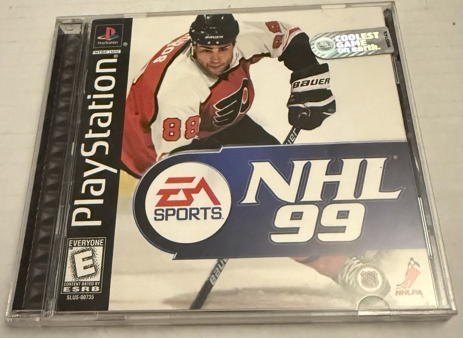 NHL 99 (Sony PlayStation 1, 1998) – Complete w Registration Card, CIB -Tested