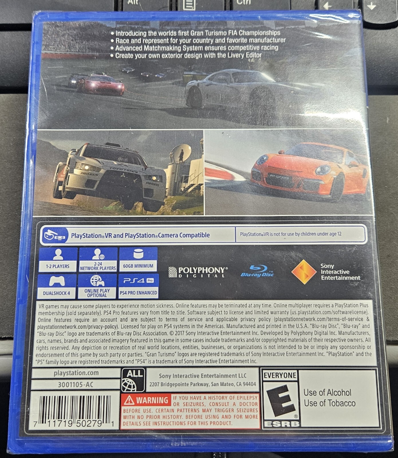 Brand New Sealed Gran Turismo Sport – (PS4) NEW!!!