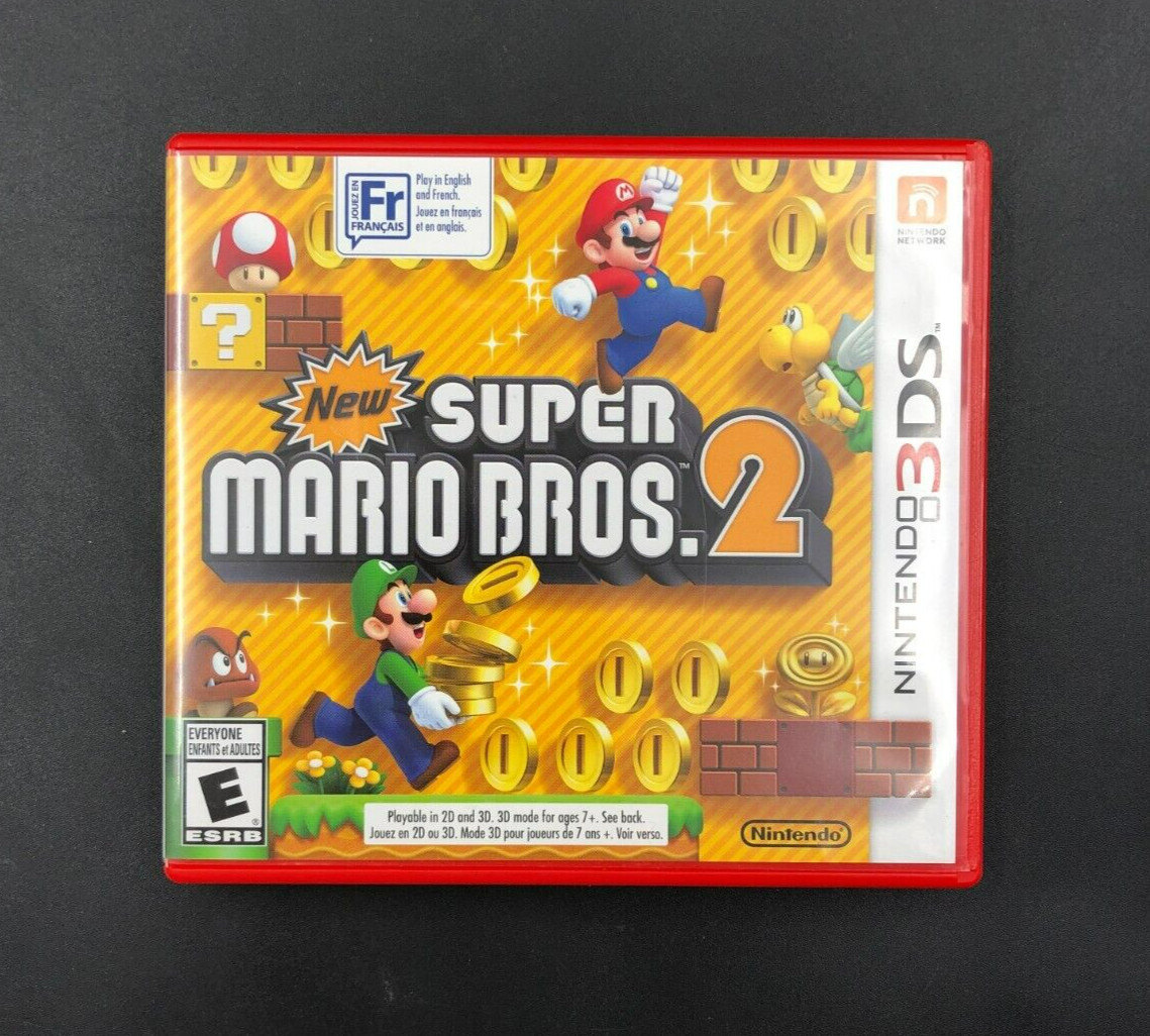 New Super Mario Bros. 2 (Nintendo 3DS) in Case w/ Insert