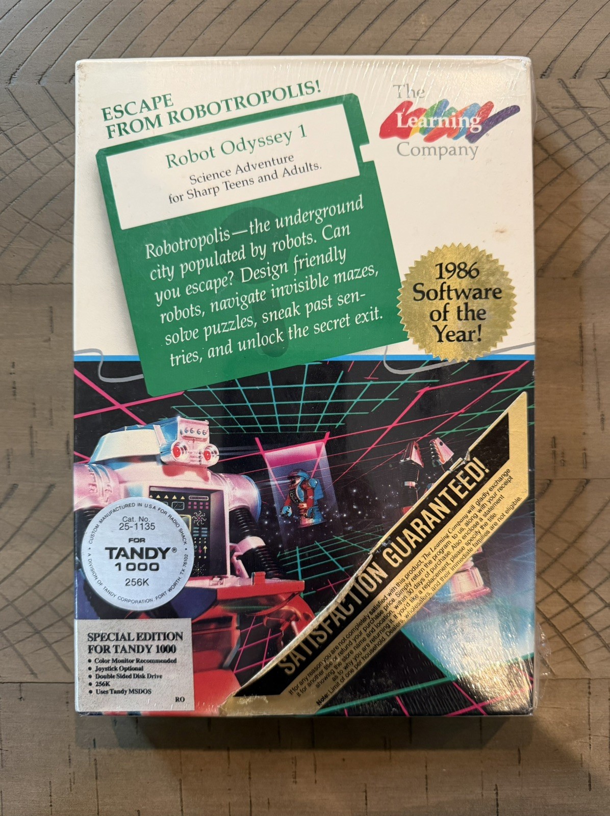 Robot Odyssey 1: Escape From Robotropolos! by Learning Company Big Box; Sealed