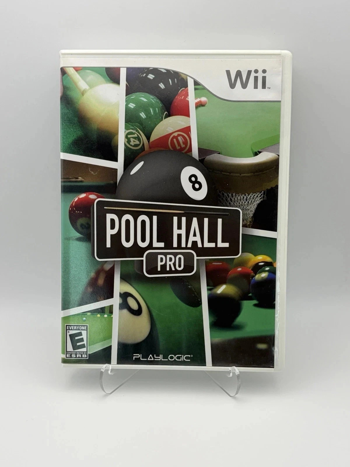 Pool Hall Pro Nintendo Wii Complete CIB Very Good Condition Tested Works