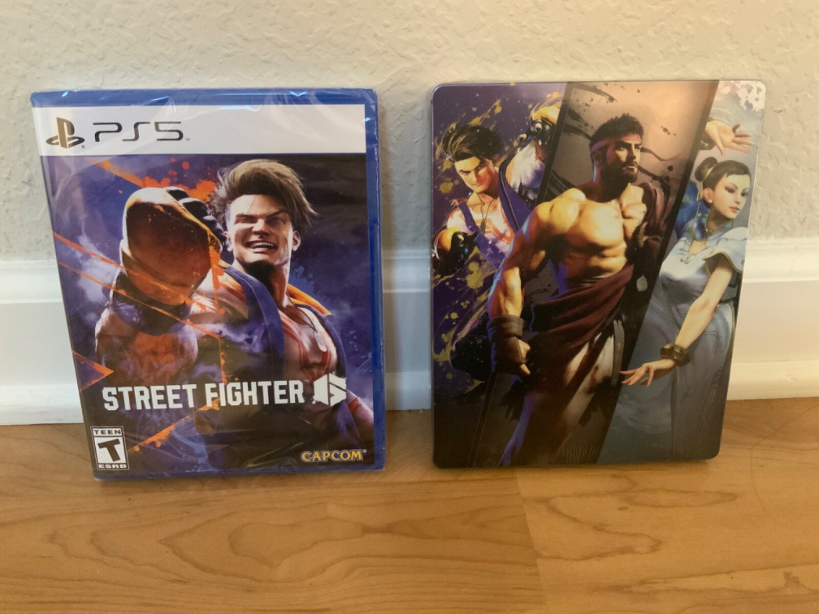 Street Fighter 6, Sony PS5 PlayStation 5 & STEELBOOK! Both new, sealed