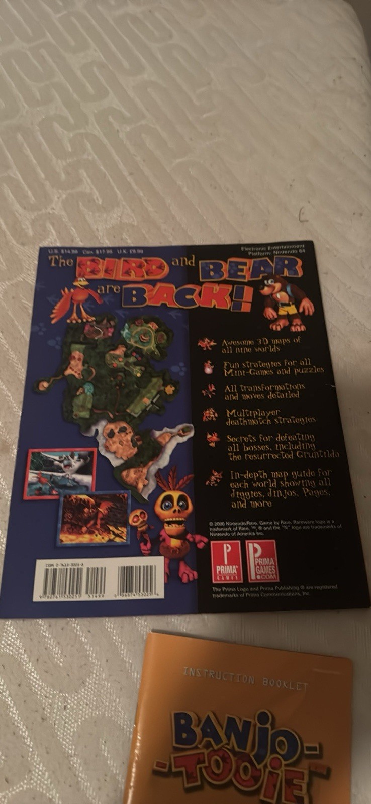 Banjo & Kazooie Games And Manuel’s And Guides For The Games Bundle