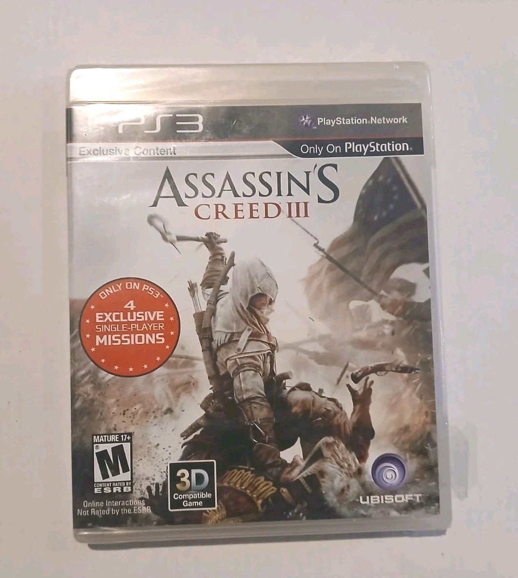 Assassin’s Creed III 3 PS3 Sony PlayStation 3 4 Exclusive Missions