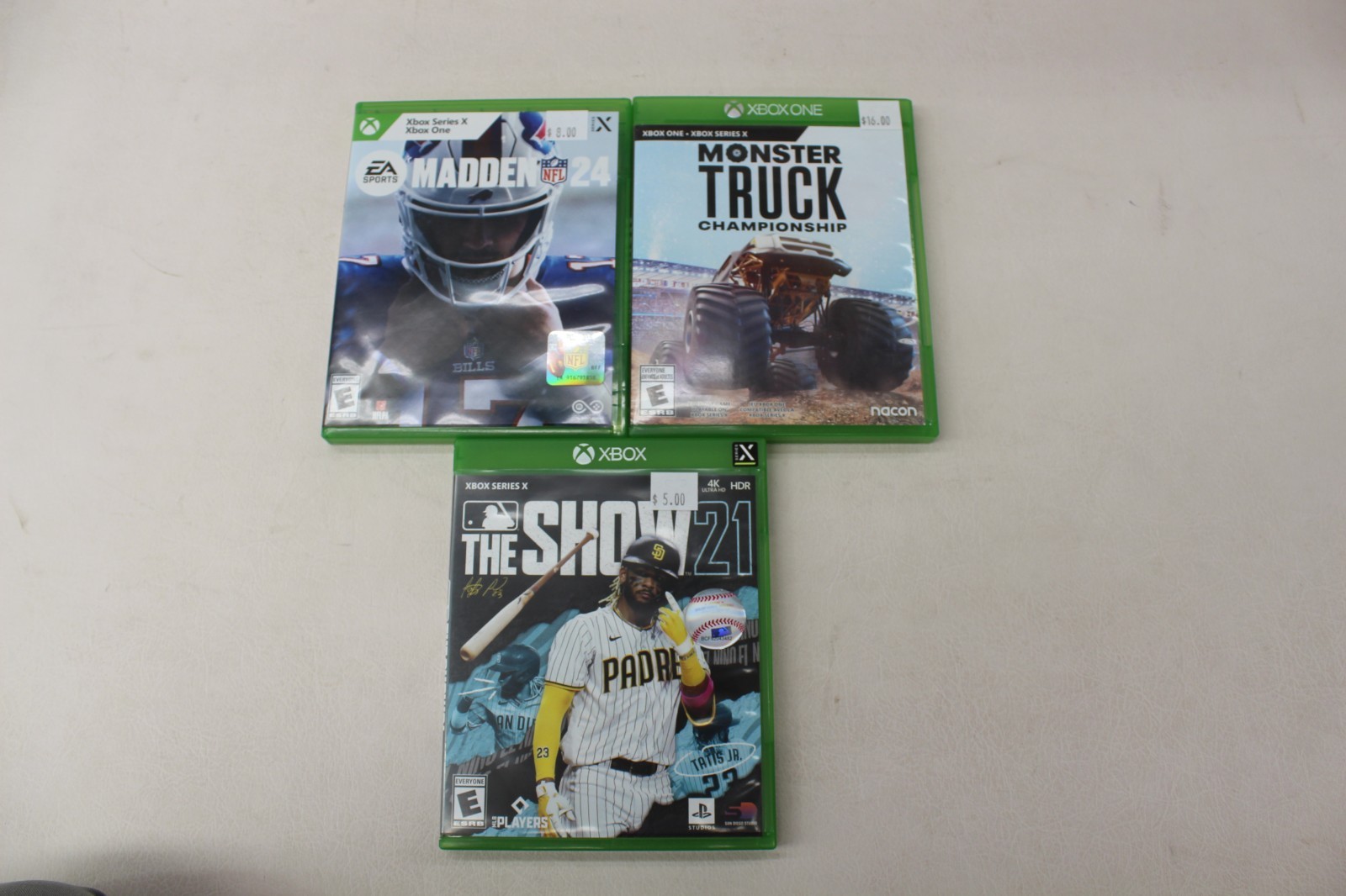 27 Assorted Microsoft XBOX (SERIES X / ONE) Games in Cases