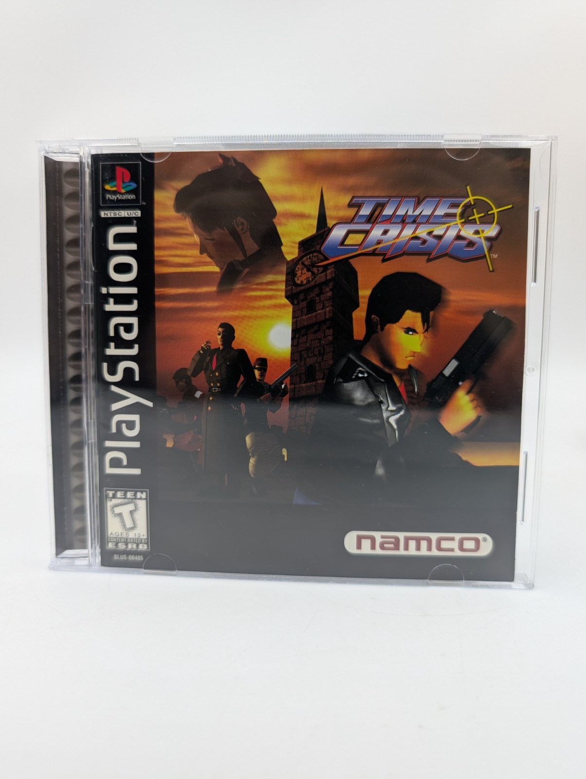 Time Crisis Plus Guncon (PS1 PlayStation 1) Big Box – Excellent