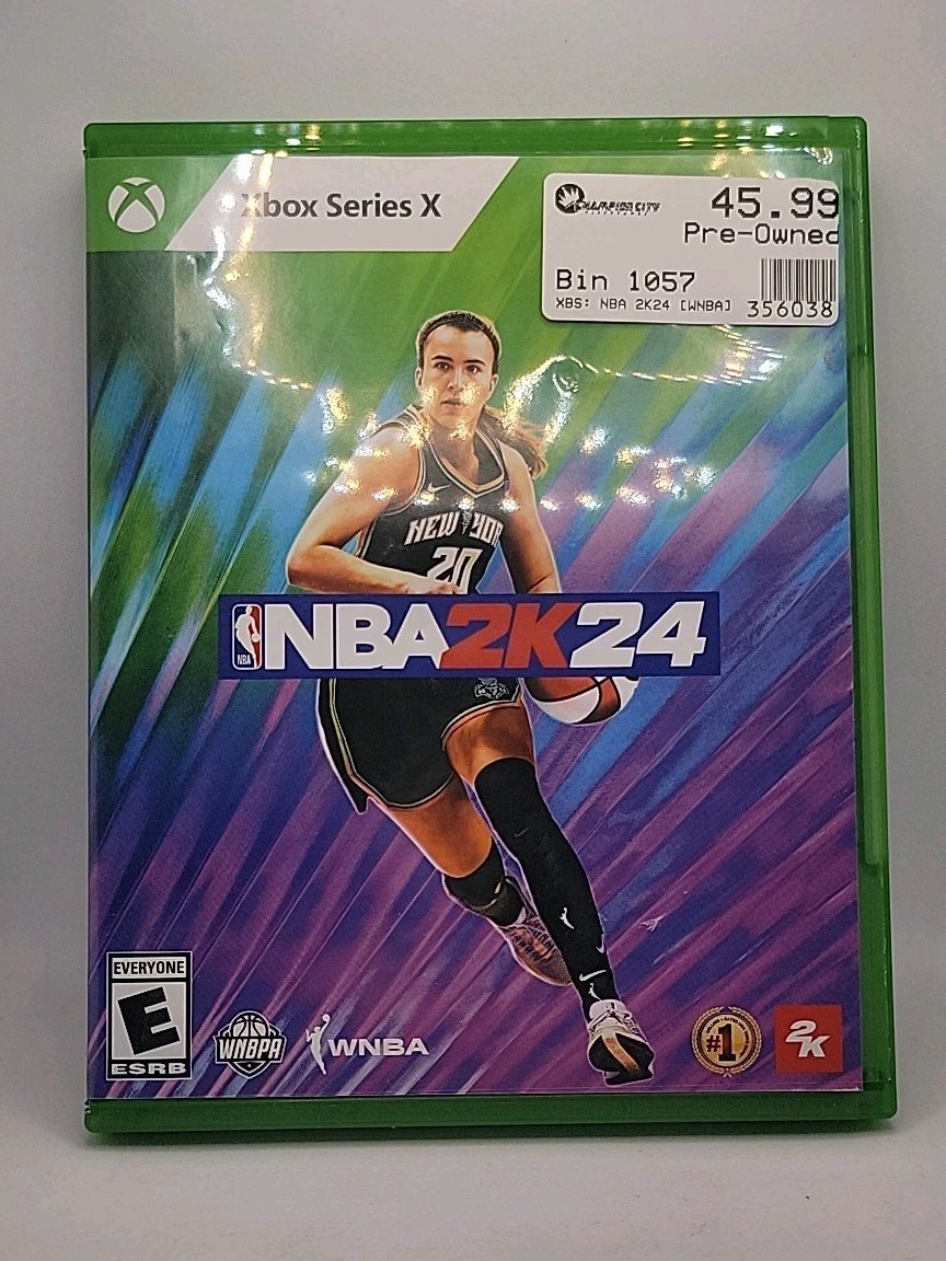 NBA 2K24 WNBA Sabrina Edition – Xbox Series X | Extremely Rare Cover Art!