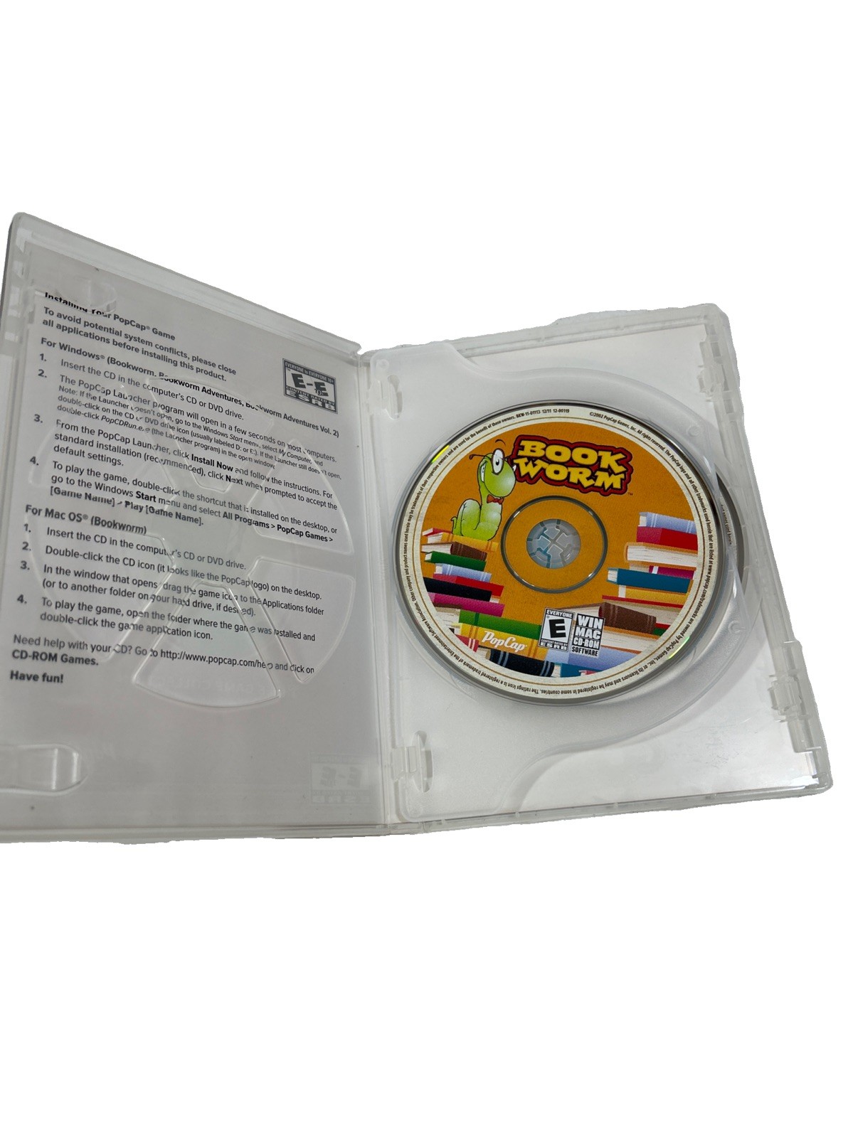 Bookworm Wordy Wonder Bundle CIB Windows Mac PC 3 Game Collection Tested Excell!