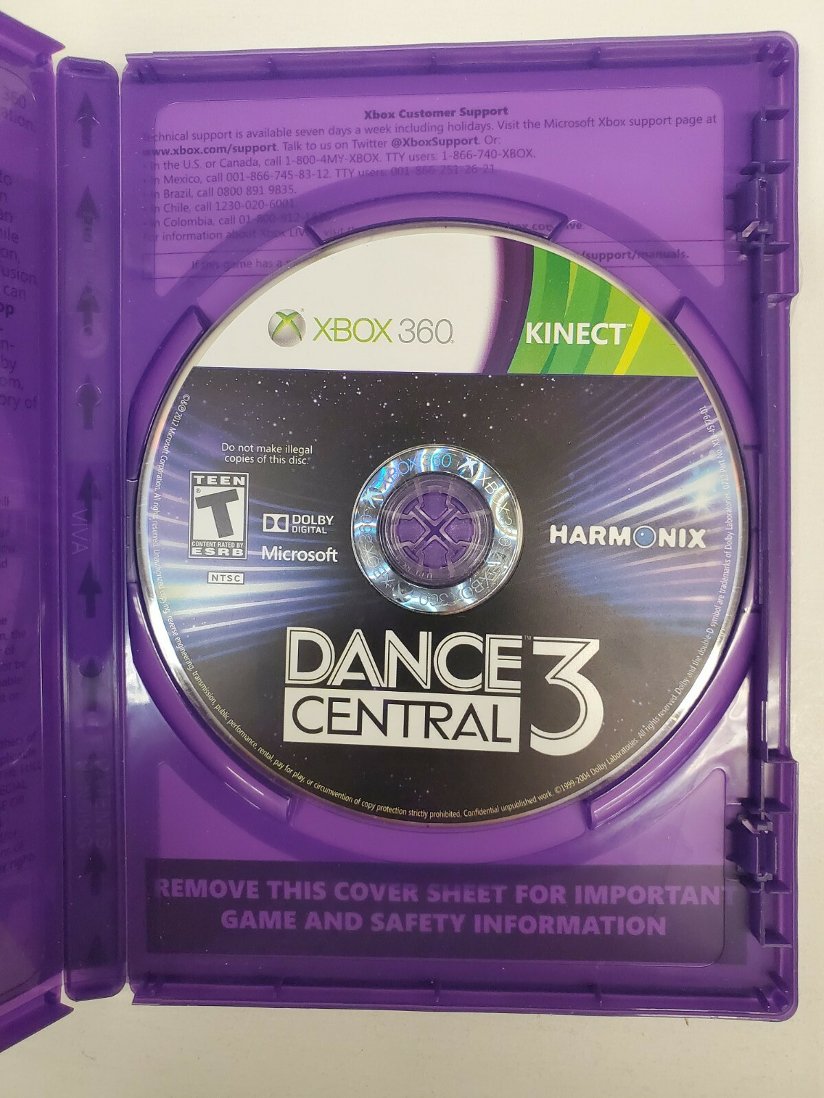 Dance Central 3 (Microsoft Xbox 360, 2012) Free Fast Shipping