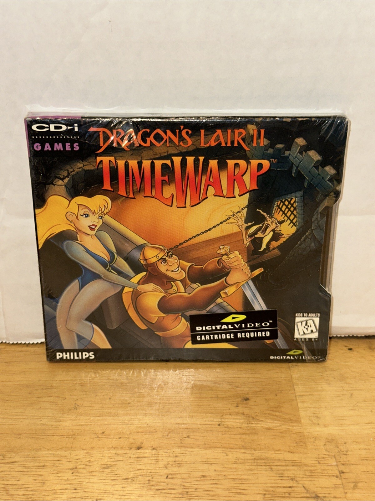 Dragon’s Lair II: Timewarp (Philips CD-i) Brand New Factory Sealed