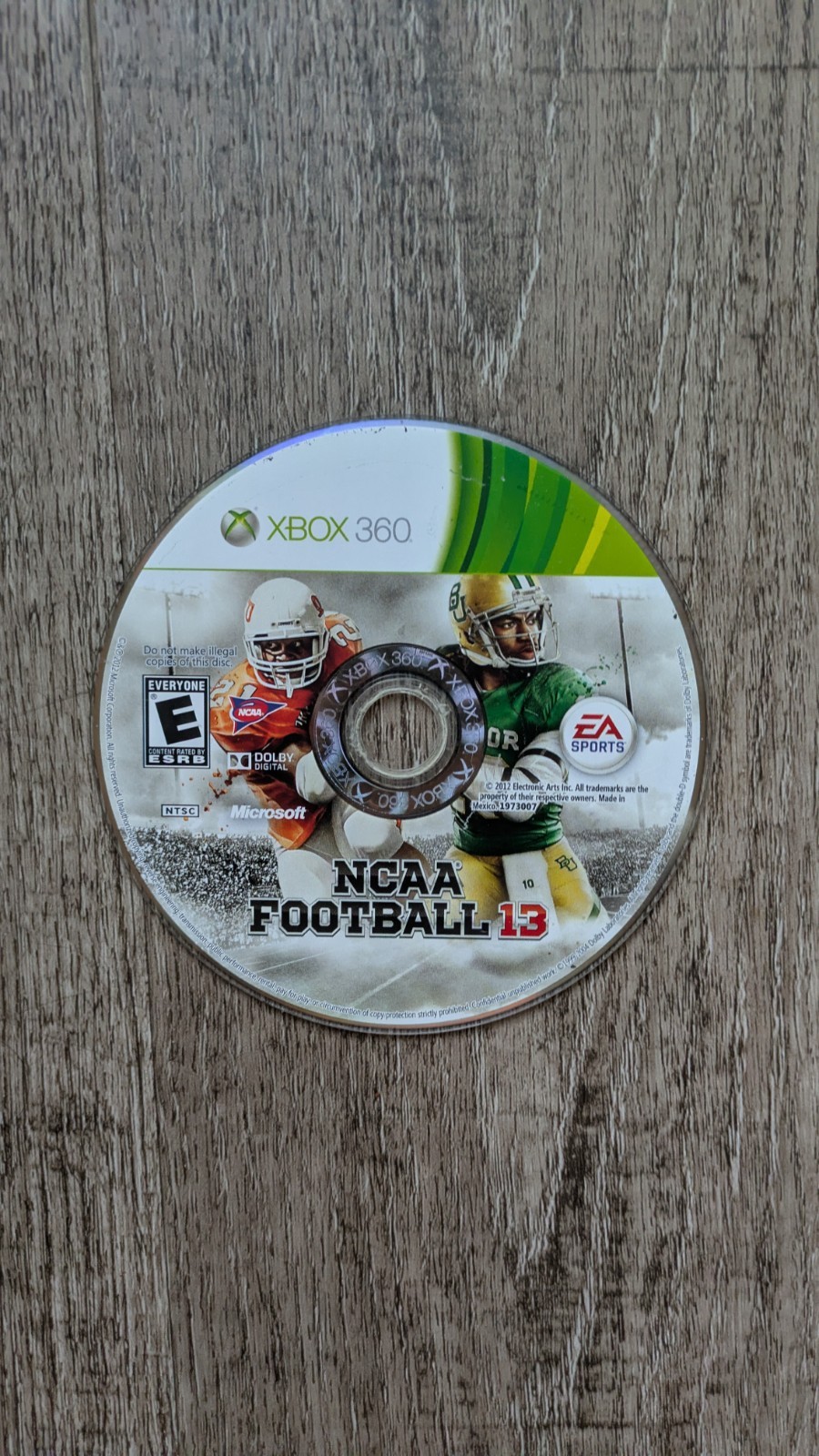 NCAA Football 13 – Microsoft Xbox 360 CANNOT BE READ / HEAVILY SCRATCHED