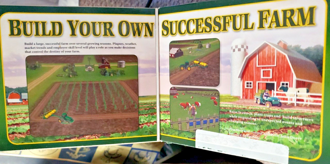 2004 American Farmer John Deere PC CD-ROM Game with Box BOLD Games EUC