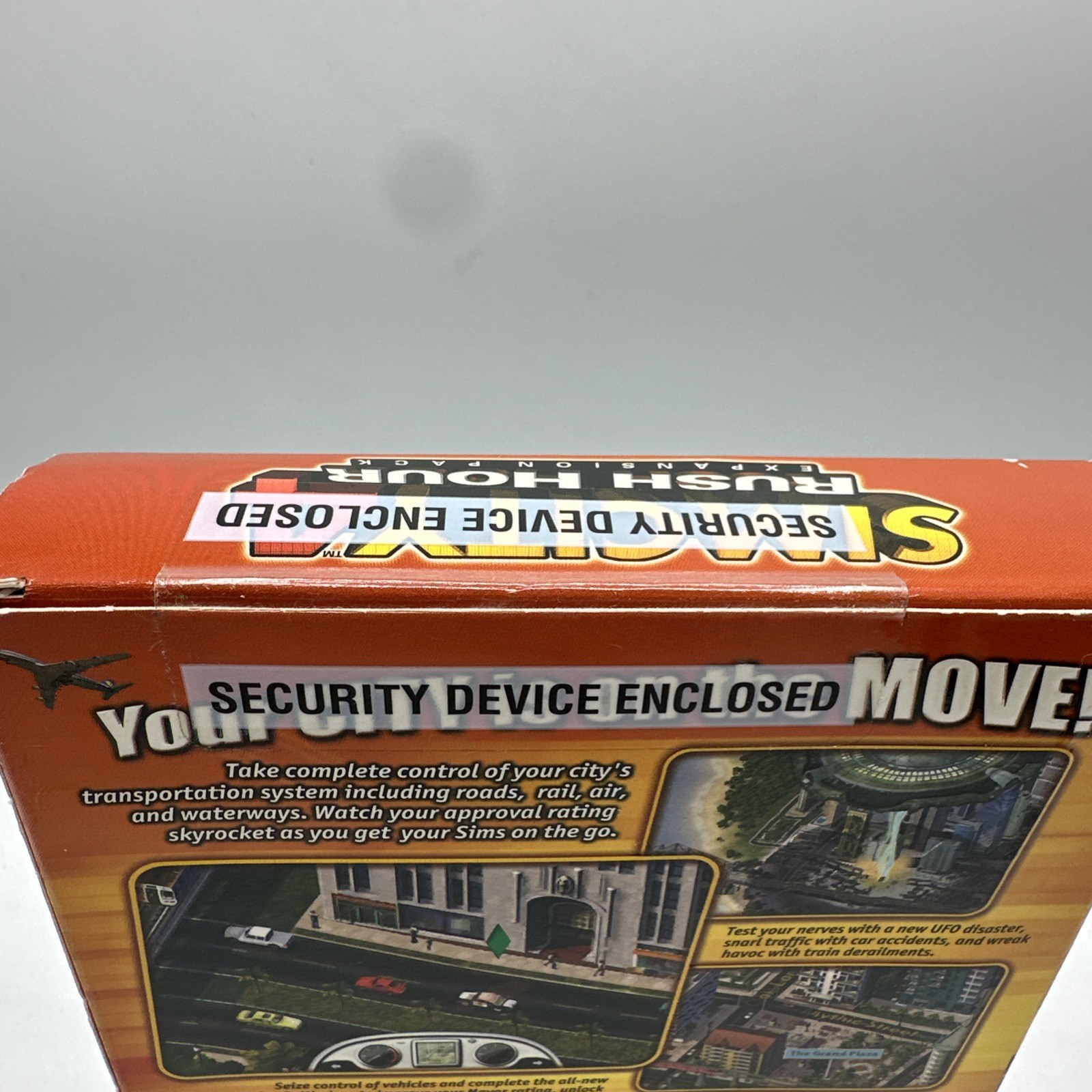 Sim City 4 Rush Hour Expansion Pack PC CD ROM Software Vintage Boxed Game Sealed
