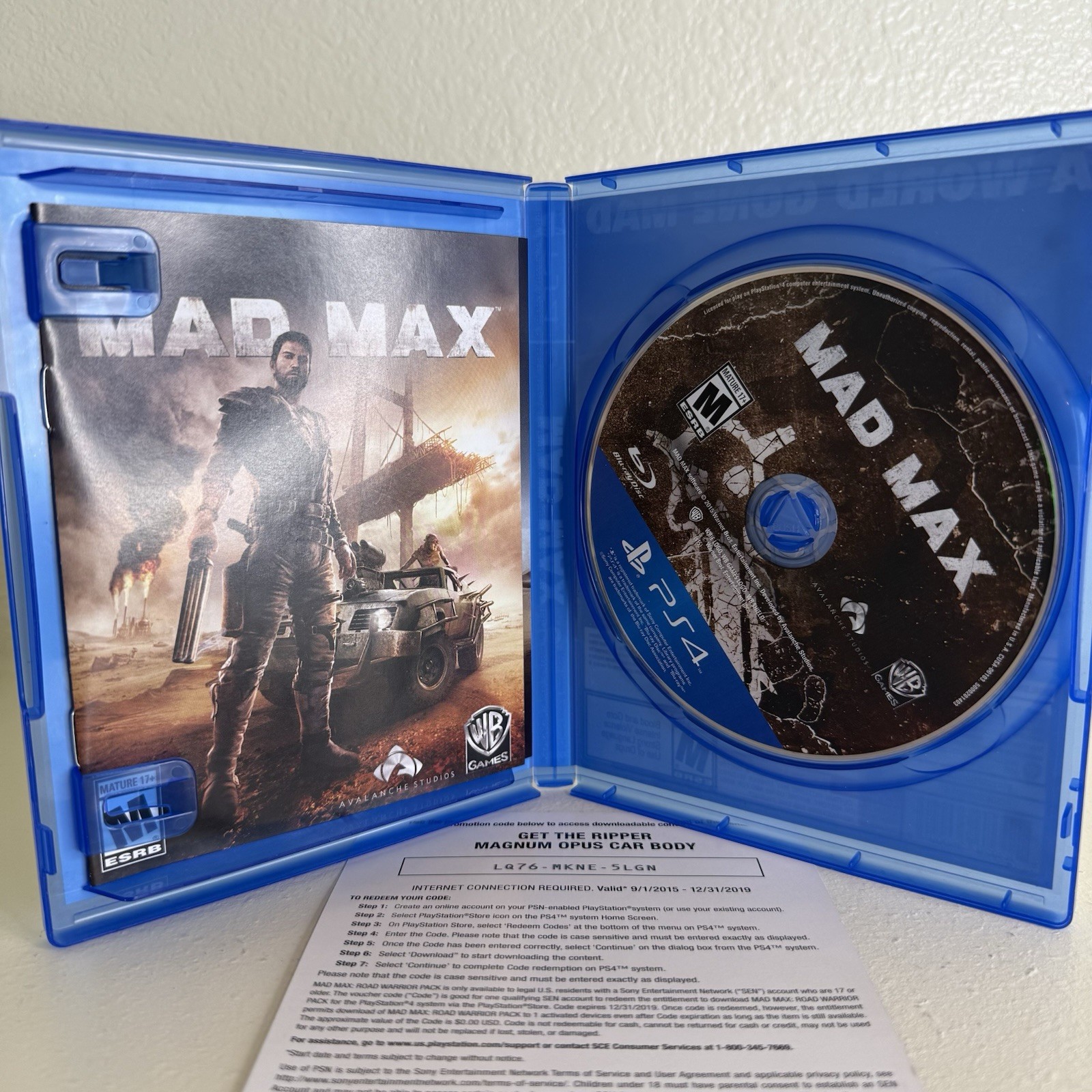Lot Of 5 PlayStation 4 PS4 Games LA Noire Mad Max Tearaway Terraria Yoku’s