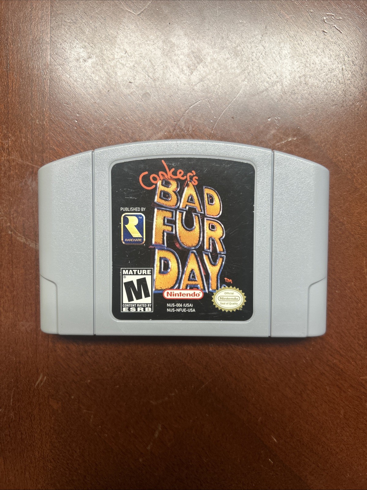 Conkers Bad Fur Day Nintendo 64 N64 Tested Working Authentic