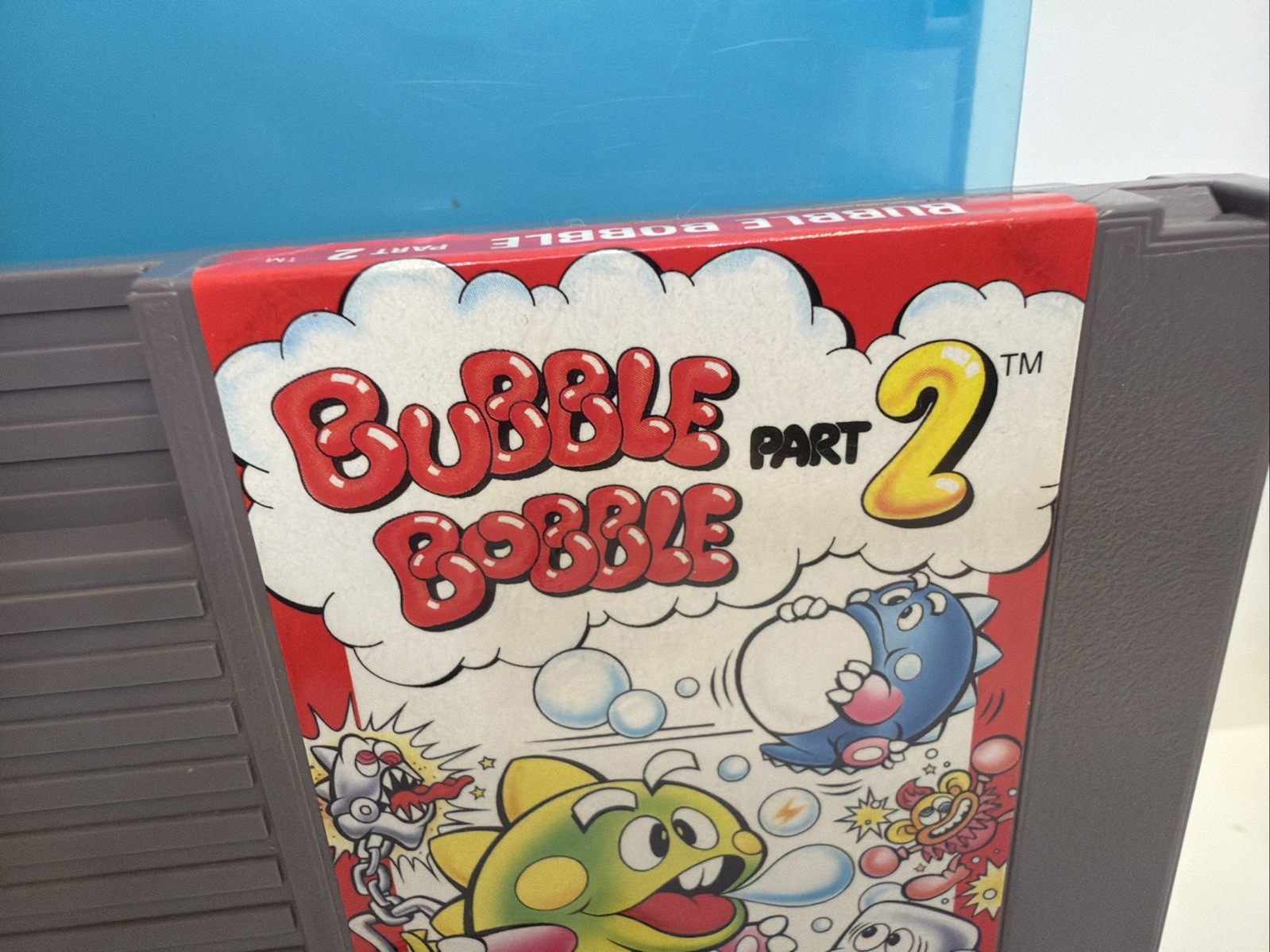 Bubble Bobble Part 2 Nintendo NES +Collector Case Tested Authentic CLEAN