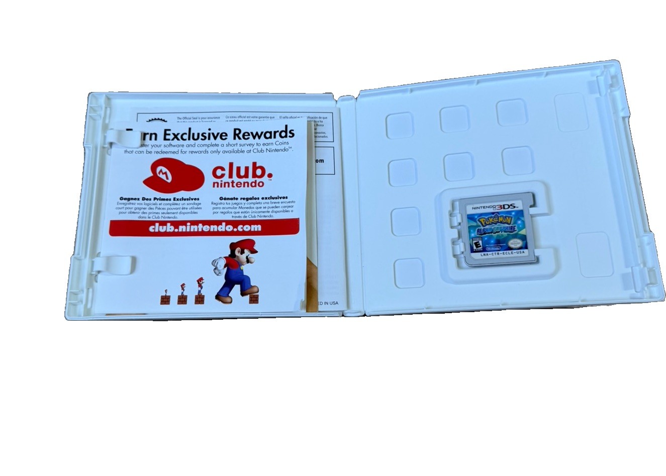 Pokémon Alpha Sapphire Nintendo 3DS CIB w/ Manual Nintendo 2014 E RPG NTSC-U/C