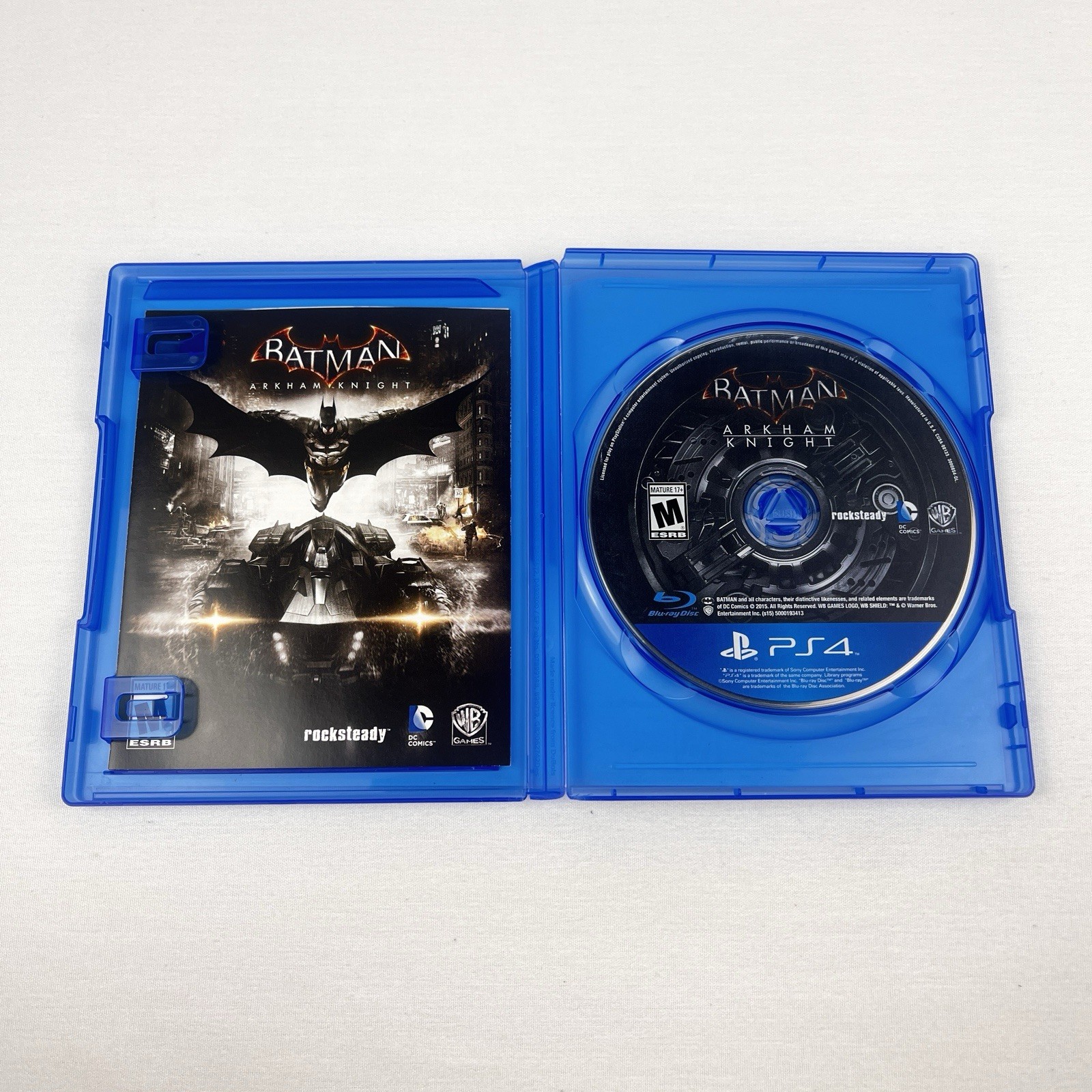 Batman: Arkham Knight (Sony PlayStation 4, 2015) Tested CIB Complete Video Game