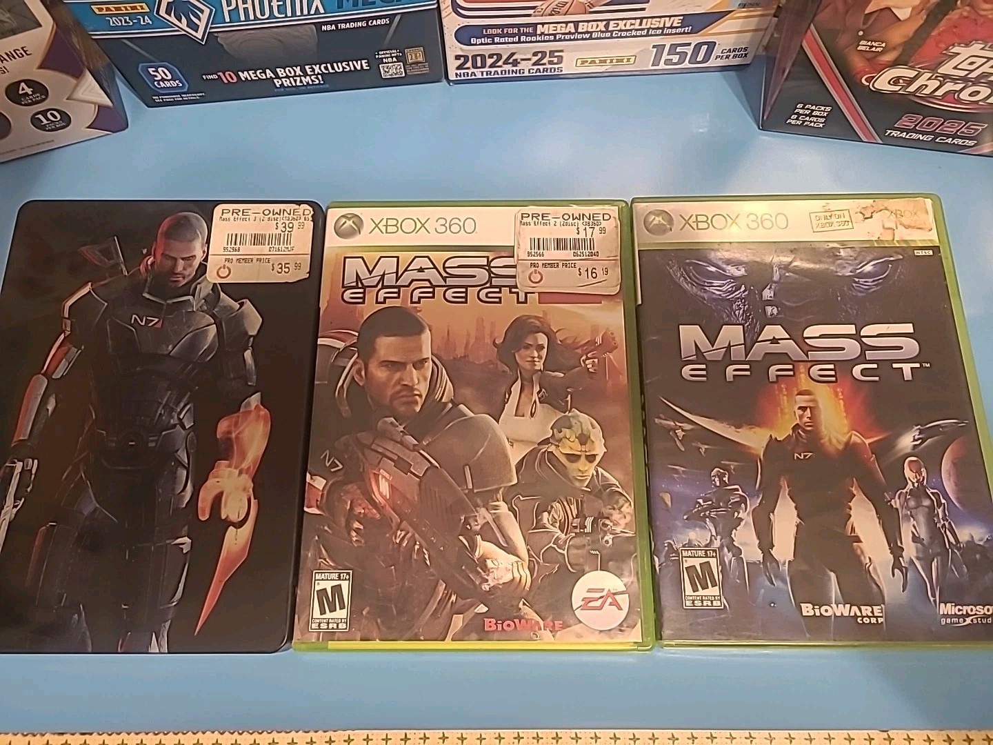 Microsoft Xbox 360 Mass Effect Series 1 Through 3