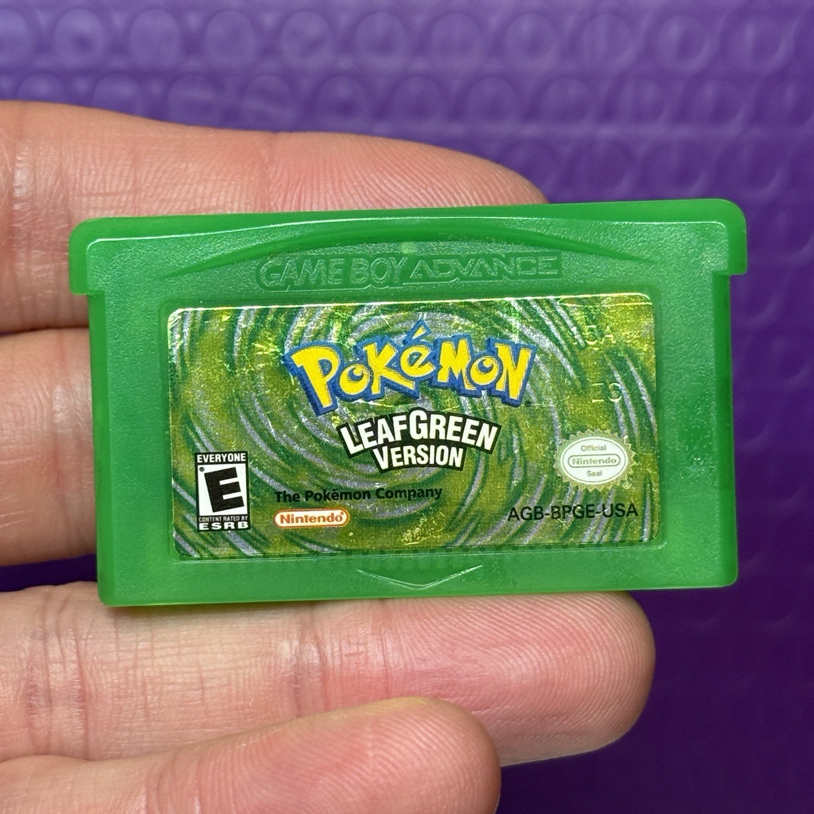 Pokemon Leaf Green GBA [Authentic – Save Tested] Gameboy Advance Cartridge Only