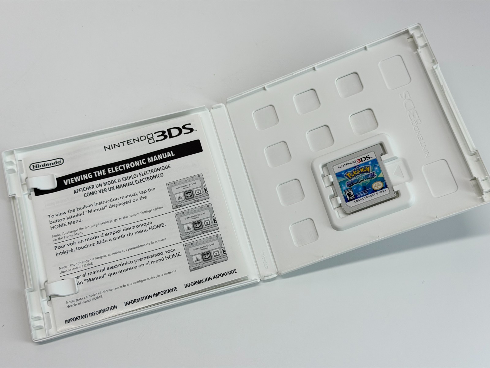 Pokemon: Alpha Sapphire (Nintendo 3DS) Complete & Tested