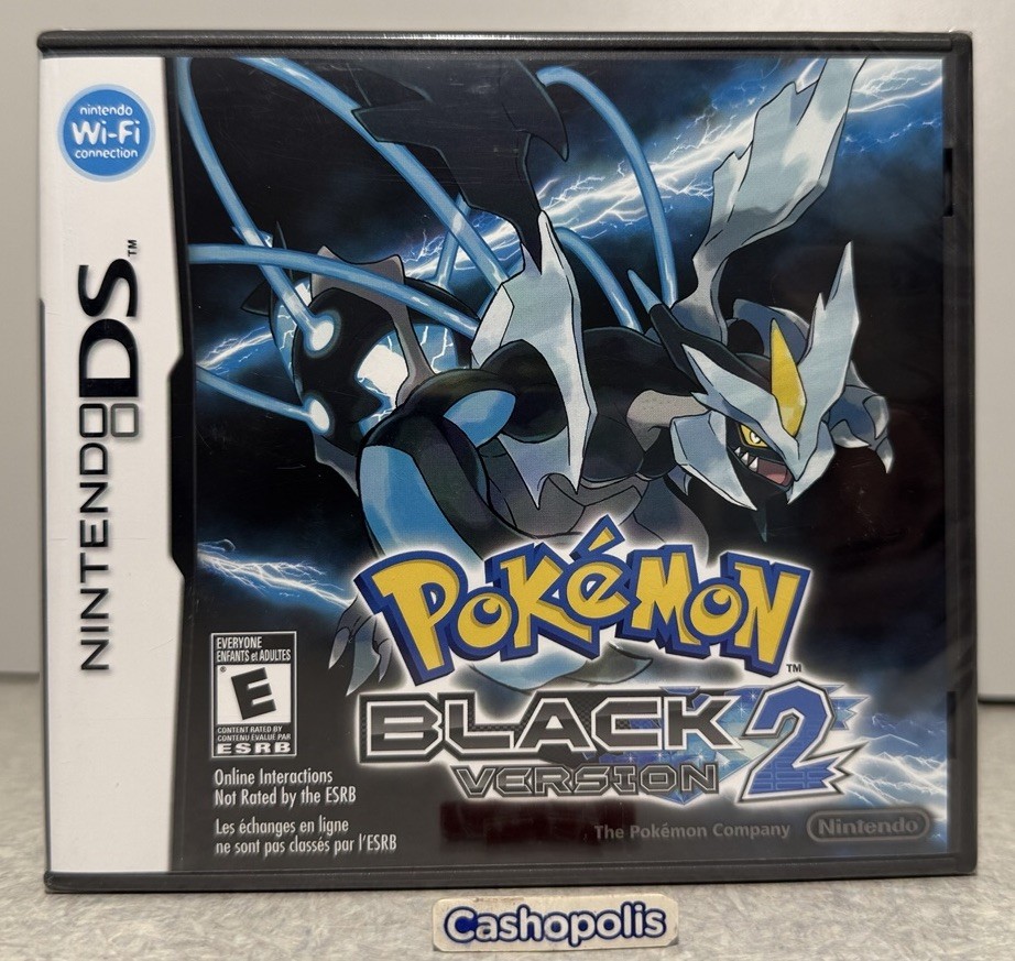 Pokémon Black Version 2 Nintendo DS, 2012 New Factory Sealed Authentic Protector