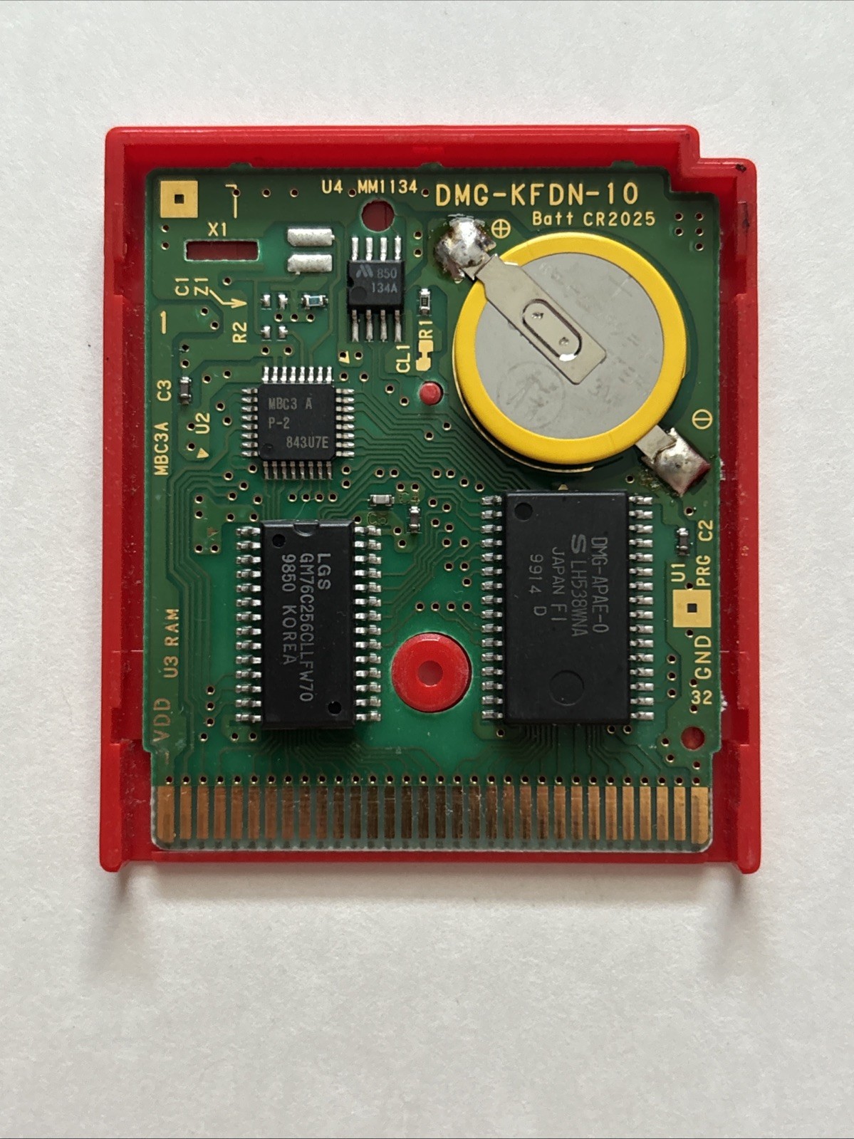 Pokemon Red Version (Nintendo Game Boy, 1999) GBC Authentic New Battery Works