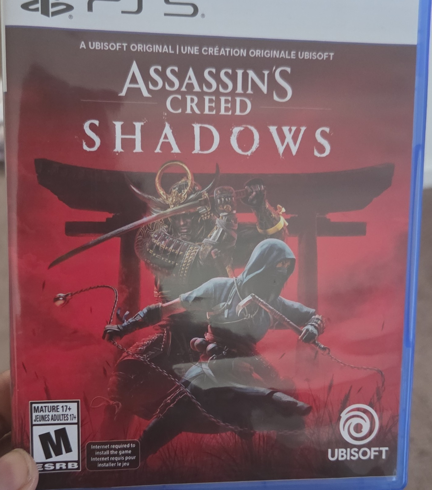 Ubisoft Assassin’s Creed Shadows PS5 M Rated Action Adventure Internet Required