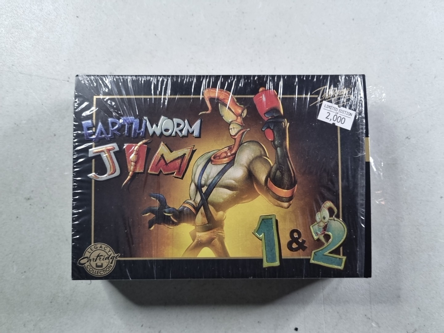 Earthworm Jim 1 & 2 iam8bit Limited Edition NEW OPEN BOX