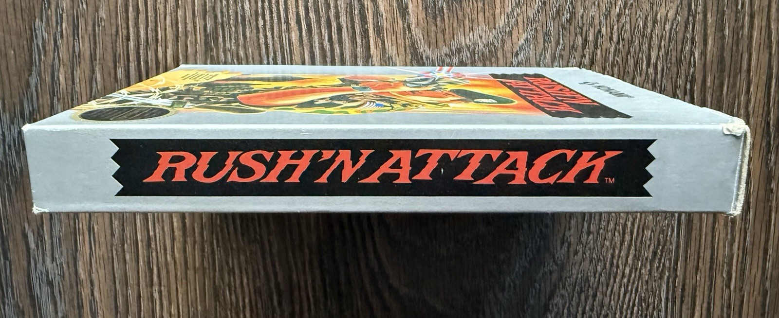 Rush’n Attack Complete in Box CIB 5-Screw Hangtab (Nintendo, NES 1987) 🔥