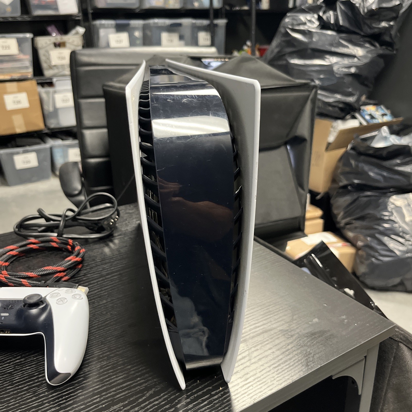 Sony PlayStation 5 Digital Edition White Console READ (T07)