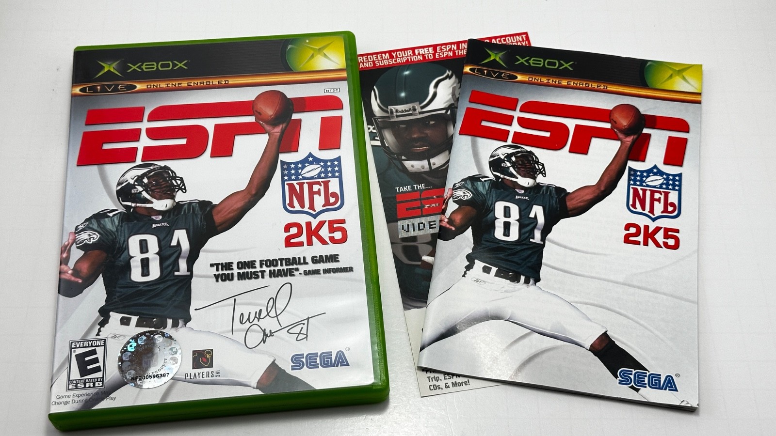 ESPN NFL 2K5 (Xbox, 2004) CIB w Manual and Insert