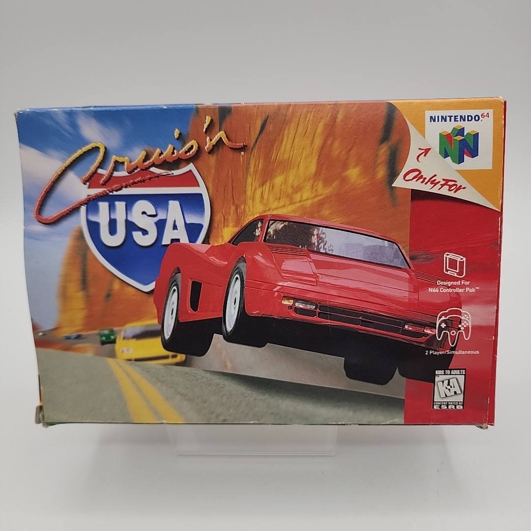 Cruis’n USA (Nintendo 64, 1996) Cruising N64 CIB complete with Box and Manual