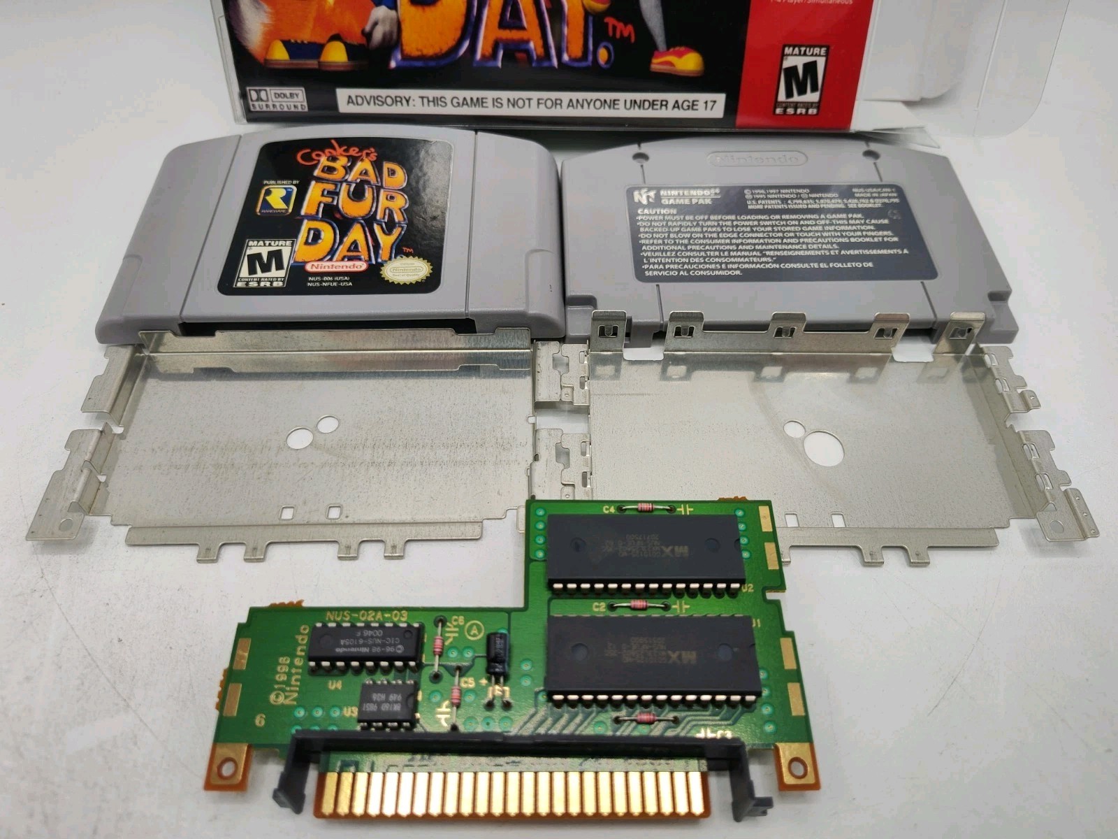 Conker’s Bad Fur Day – (Nintendo 64 N64, 2001) *VGC w/ Manual* Tested! READ!!!