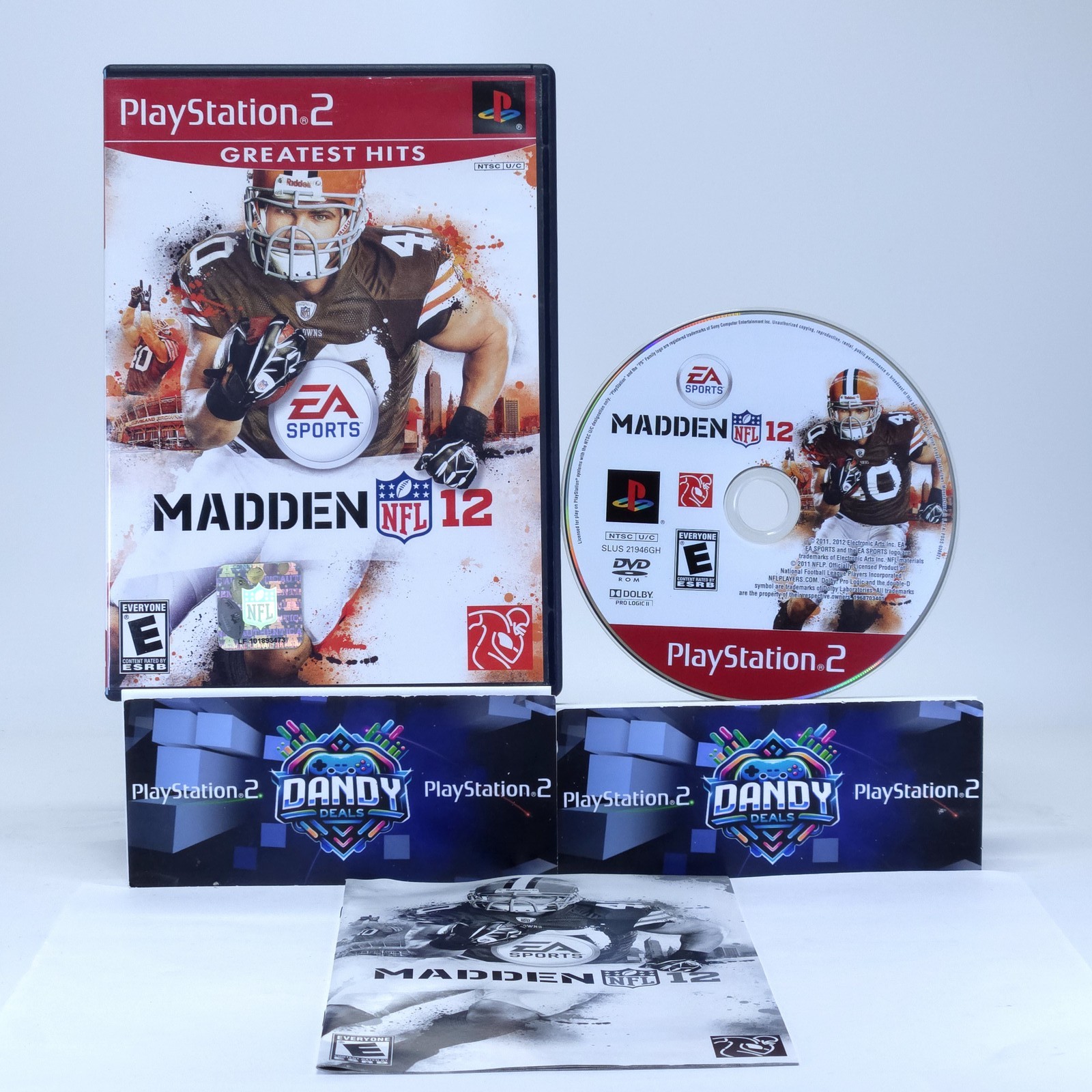 Madden NFL 12 PS2 Greatest Hits – CIB W/ Manual – PlayStation 2