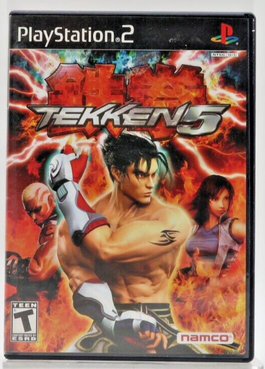 Tekken 5 (Sony PlayStation 2, 2005) Used Complete
