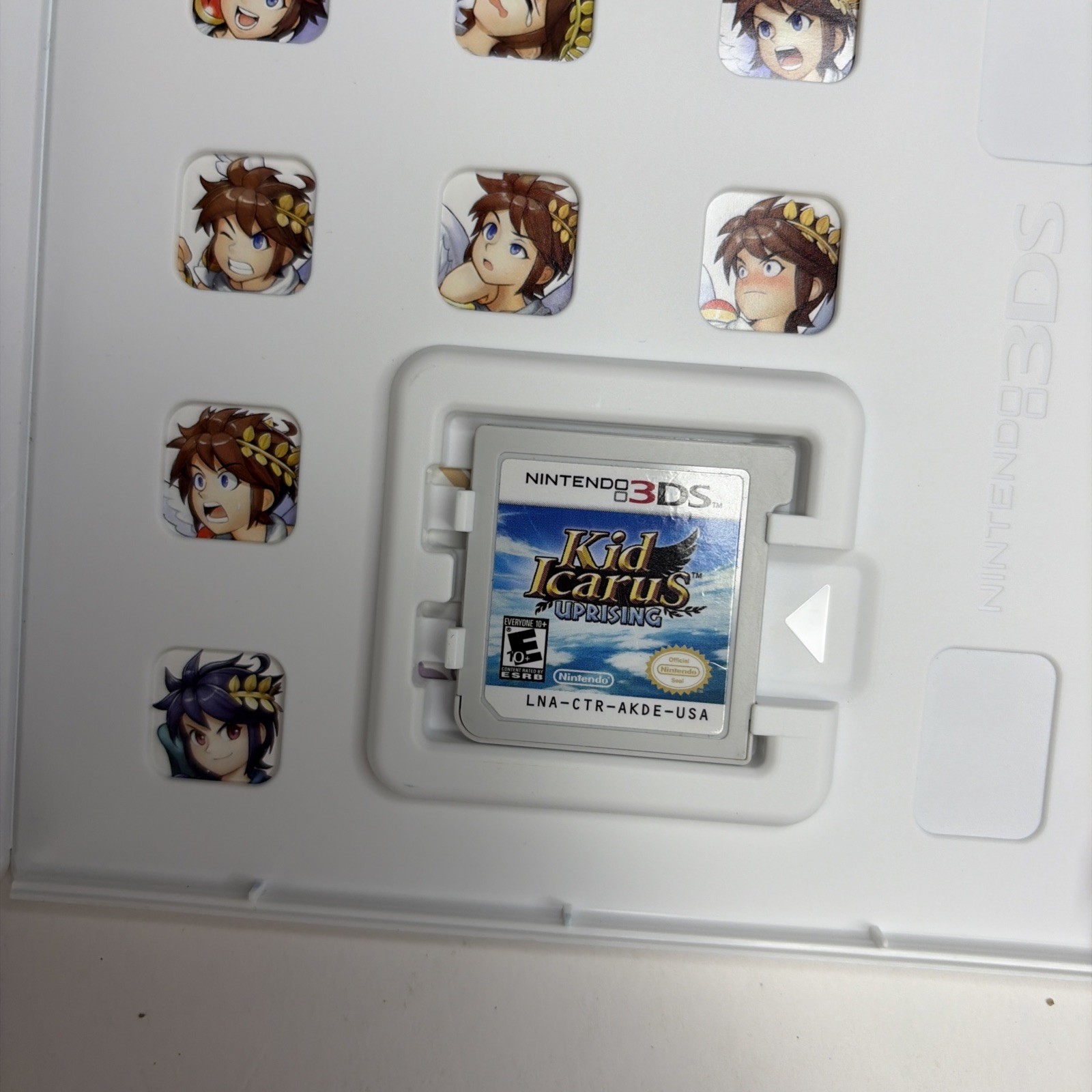 Kid Icarus: Uprising (Nintendo 3DS, 2012) Big Box -CIB Complete Stand
