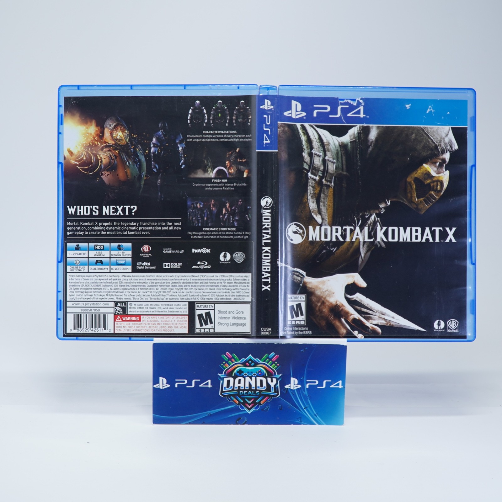 Mortal Kombat X PS4 CIB W/ Manual – Tested – PlayStation 4