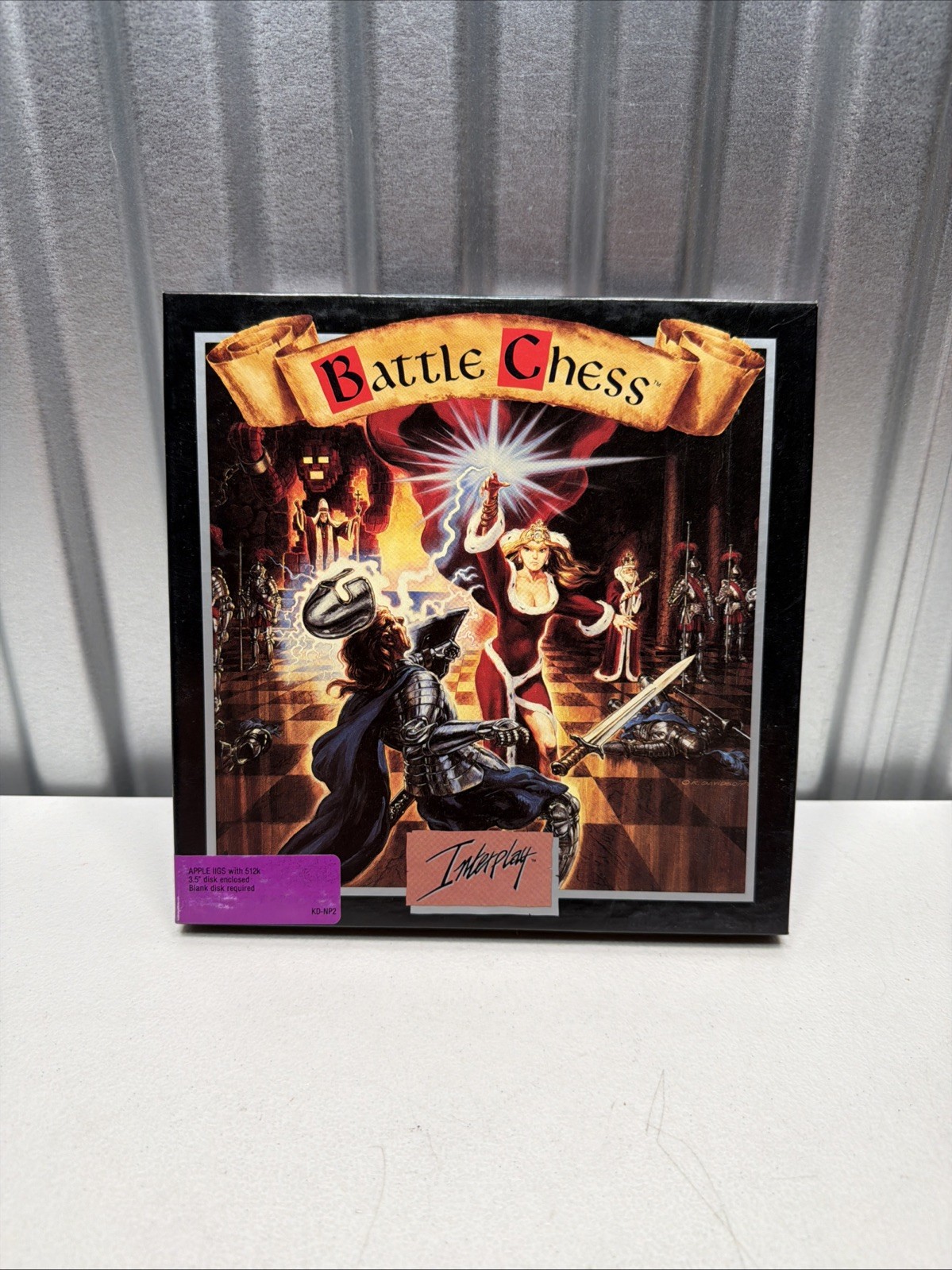 Battle Chess for Apple IIGS – Complete (CIB) Big Box – Rare Vintage Game