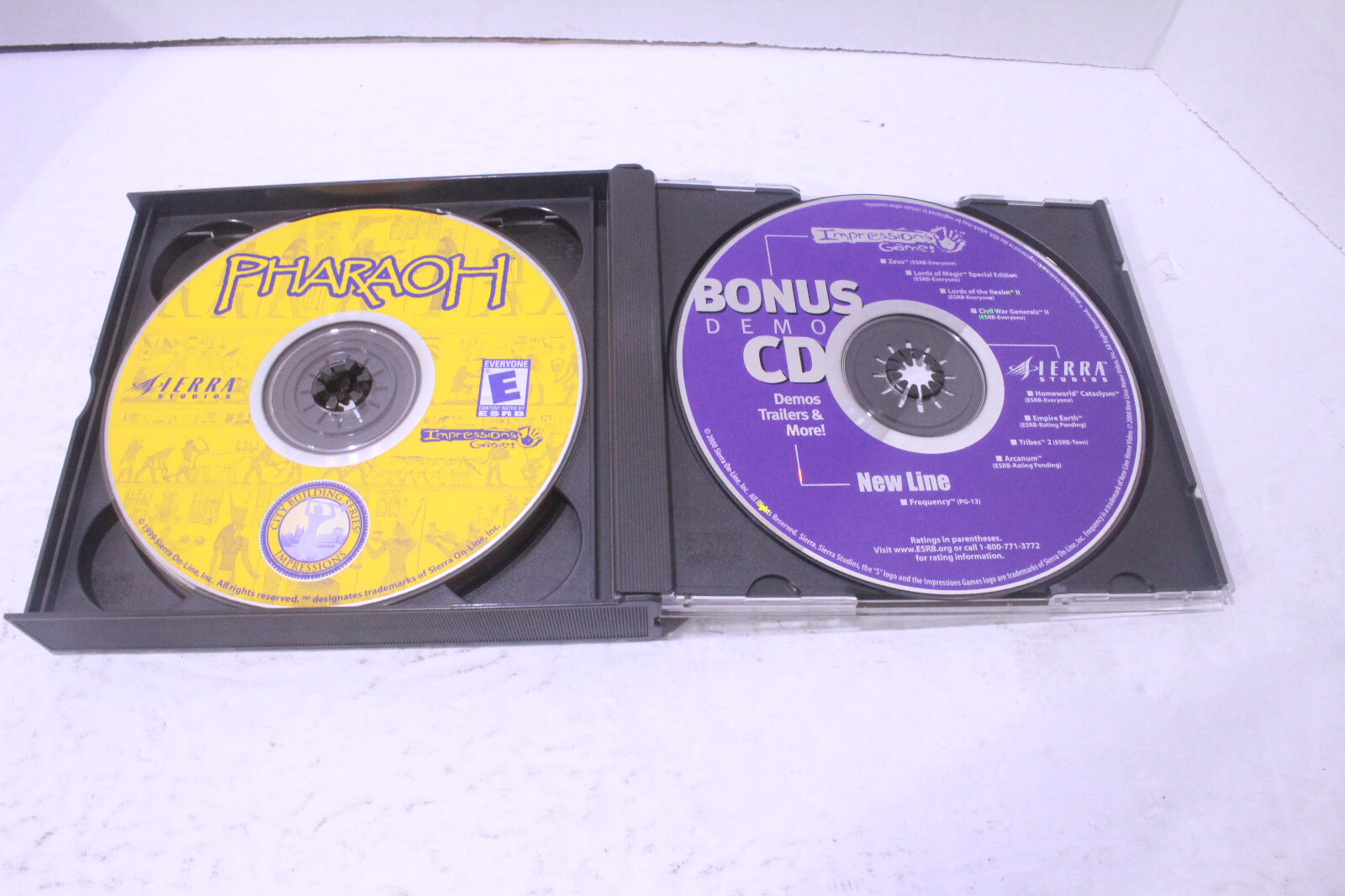 Great Empires Collection (PC, 2000, 4-Disc) Sierra / CD-Rom Big Box + Bonus Demo